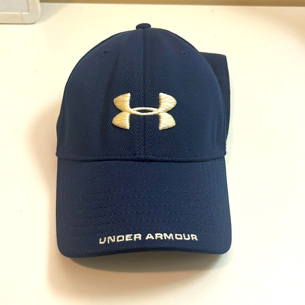 Navy under armor fitted hat